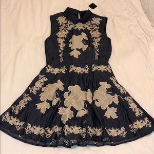 Navy party dress